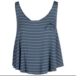 SALT LIFE
Shoreline Stripe Blue Tank - Large